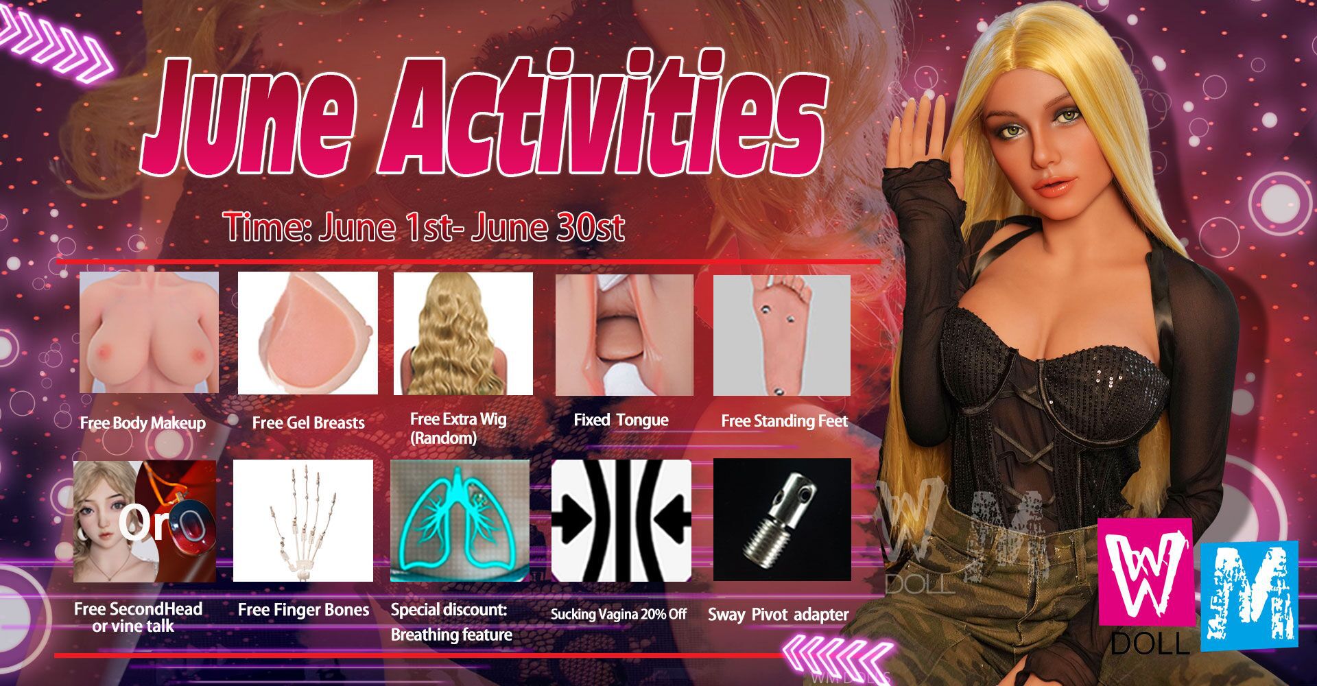 June WMDolls Promotion